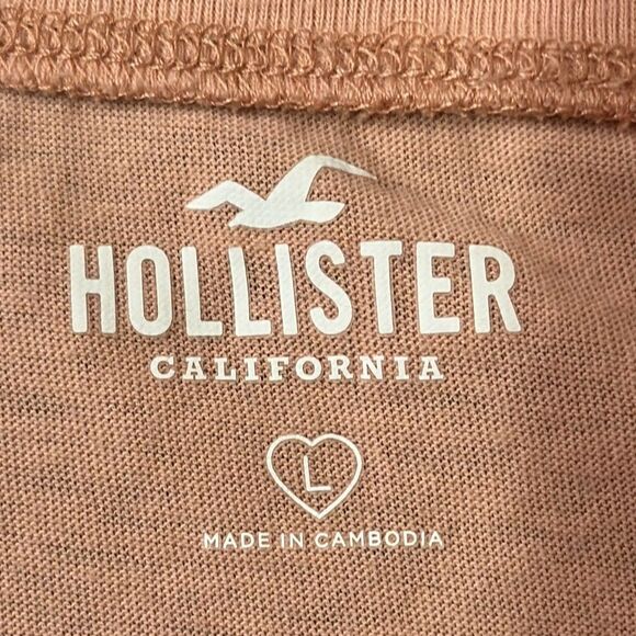 Hollister peach short sleeve t-shirt - size L - Picture 4 of 4